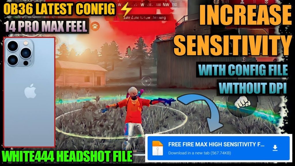 free fire sensitivity settings config code Free Fire config code import error message on phone