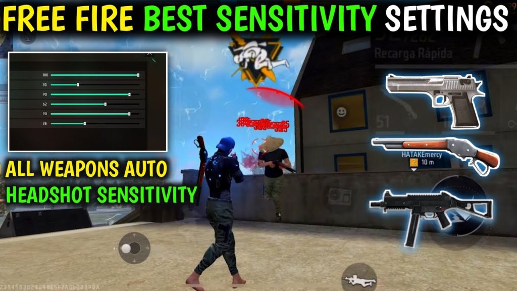 free fire sensitivity settings for 3gb ram Free Fire red dot sensitivity setting 80