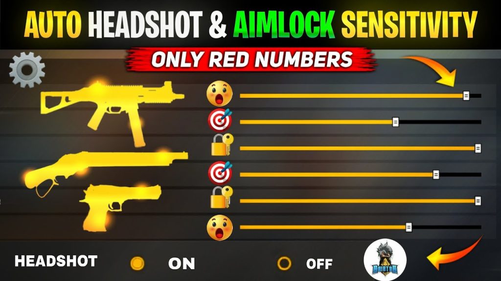 free fire sensitivity settings for auto headshot Free Fire gameplay headshot kill