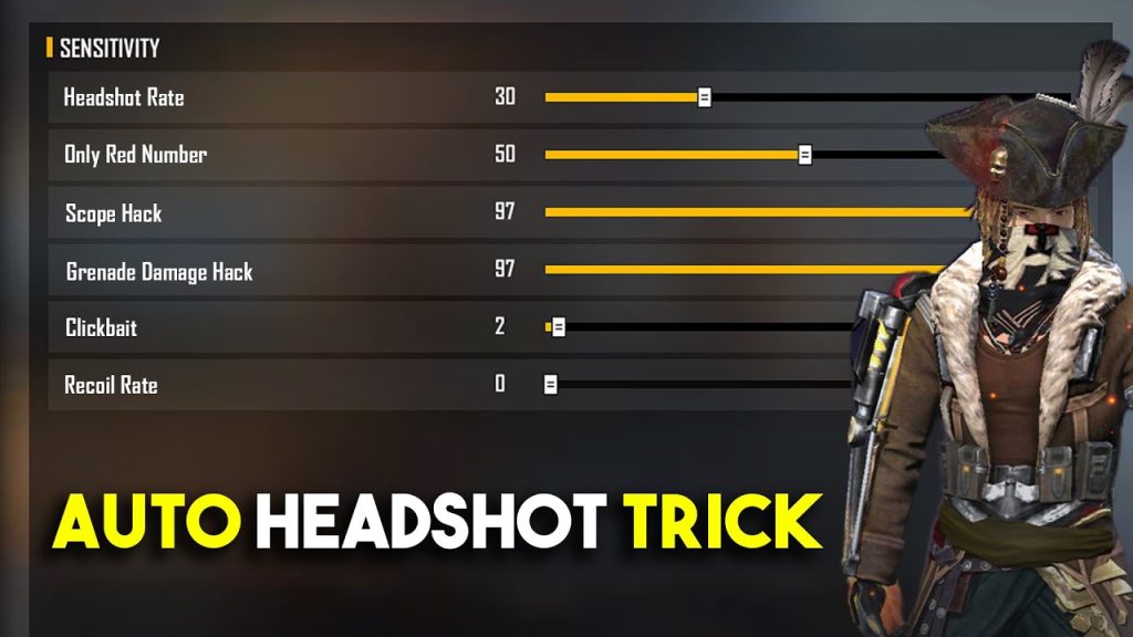 free fire sensitivity settings for auto headshot Free Fire training ground headshot dummy