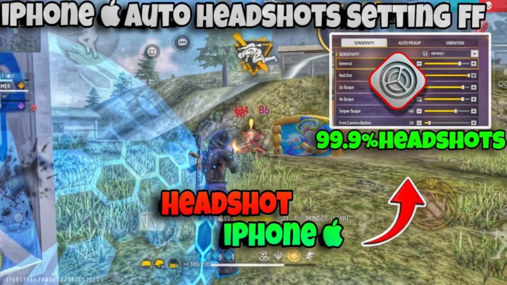 free fire sensitivity settings for auto headshot iphone Free Fire training mode headshot practice
