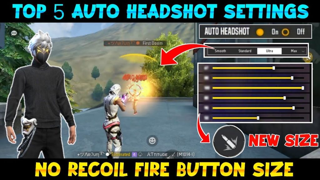 free fire sensitivity settings for auto headshot samsung Free Fire red dot scope sensitivity setting