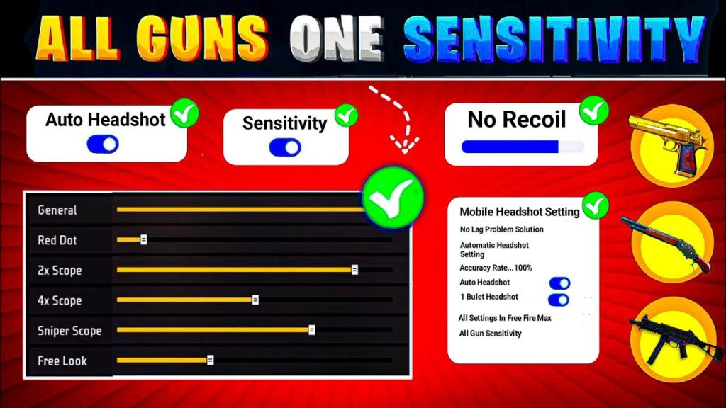 free fire sensitivity settings for auto headshot tablets Free Fire tablet gaming setup common mistakes