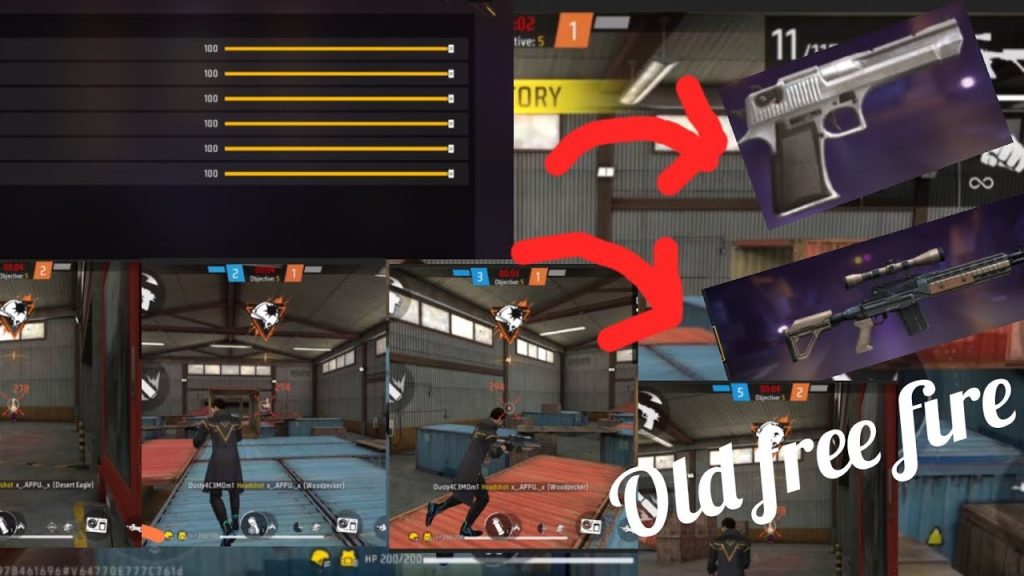 free fire sensitivity settings for desert eagle Free Fire camera sensitivity prone crouch setting