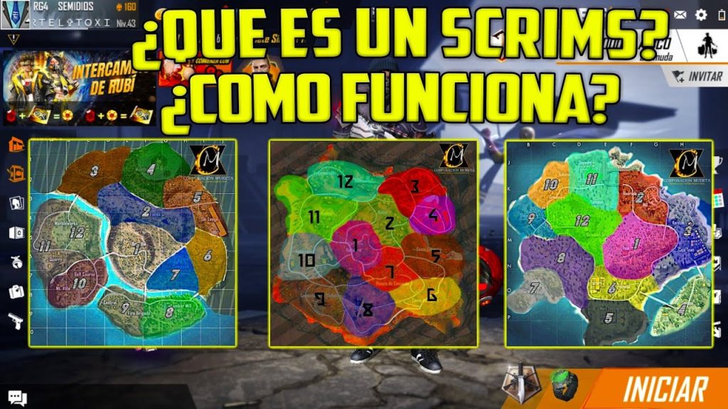 free fire sensitivity settings for esports events Free Fire scrim match gameplay with player using customized sensitivity overlay