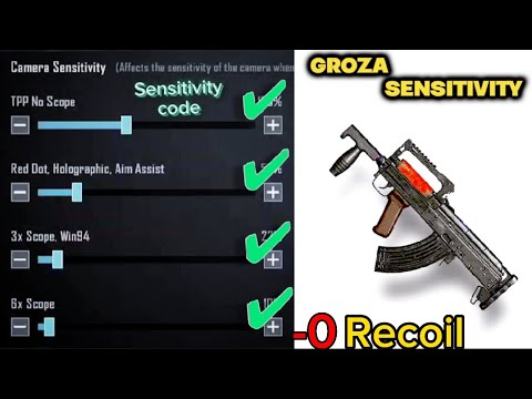 free fire sensitivity settings for groza Free Fire scope sensitivity settings for Groza 4x scope