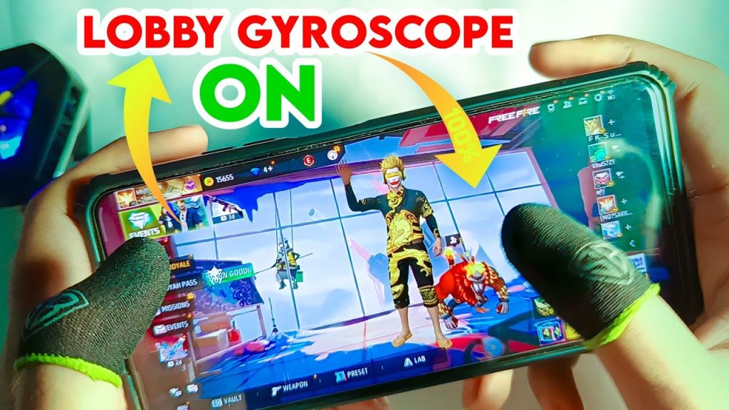 free fire sensitivity settings for gyroscope users Free Fire gyroscope gameplay close range combat
