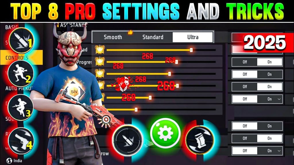 free fire sensitivity settings for high touch sampling Android developer options DPI setting screen Free Fire