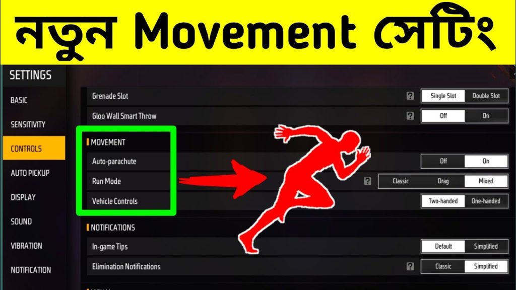 free fire sensitivity settings for movement control Free Fire training mode movement practice