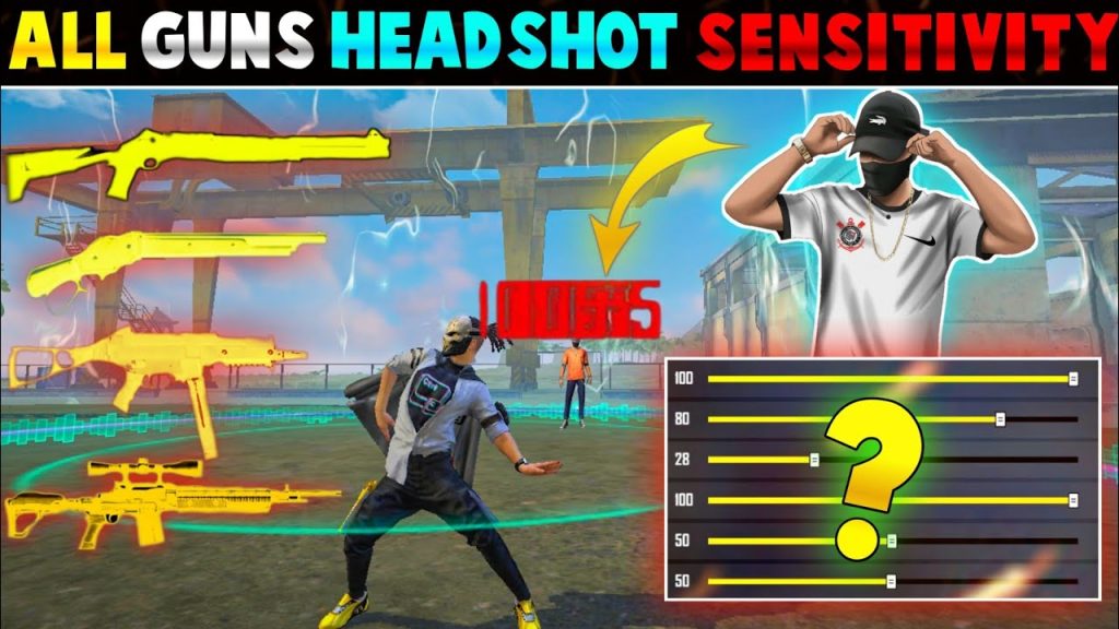 free fire sensitivity settings for one tap headshot Free Fire one tap headshot game screenshot crosshair placement