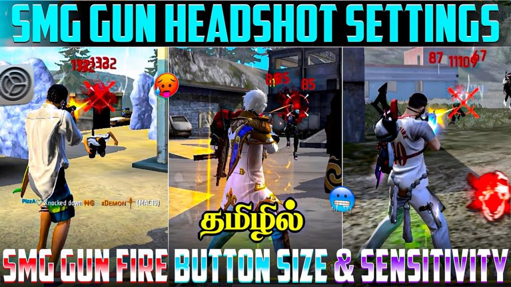 free fire sensitivity settings for smg Free Fire hip fire sensitivity slider close up