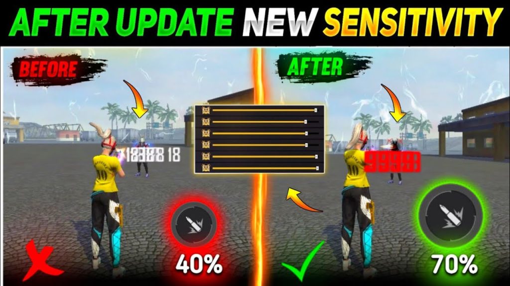 free fire sensitivity settings helper Free Fire training mode bullet spray pattern on wall
