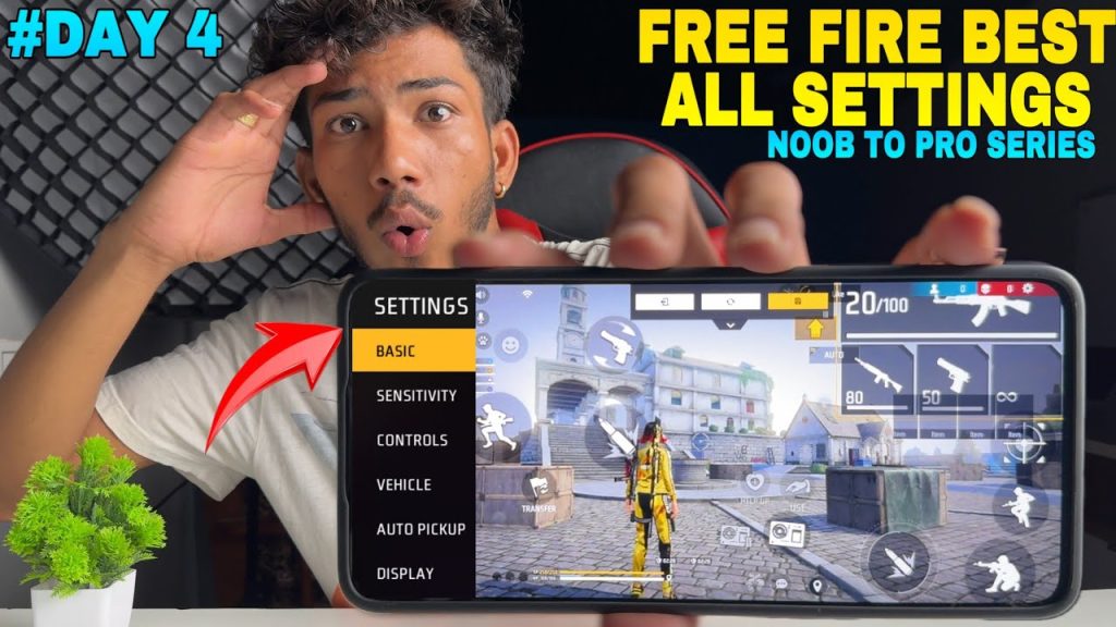 free fire sensitivity settings no lag Free Fire graphics settings set to low