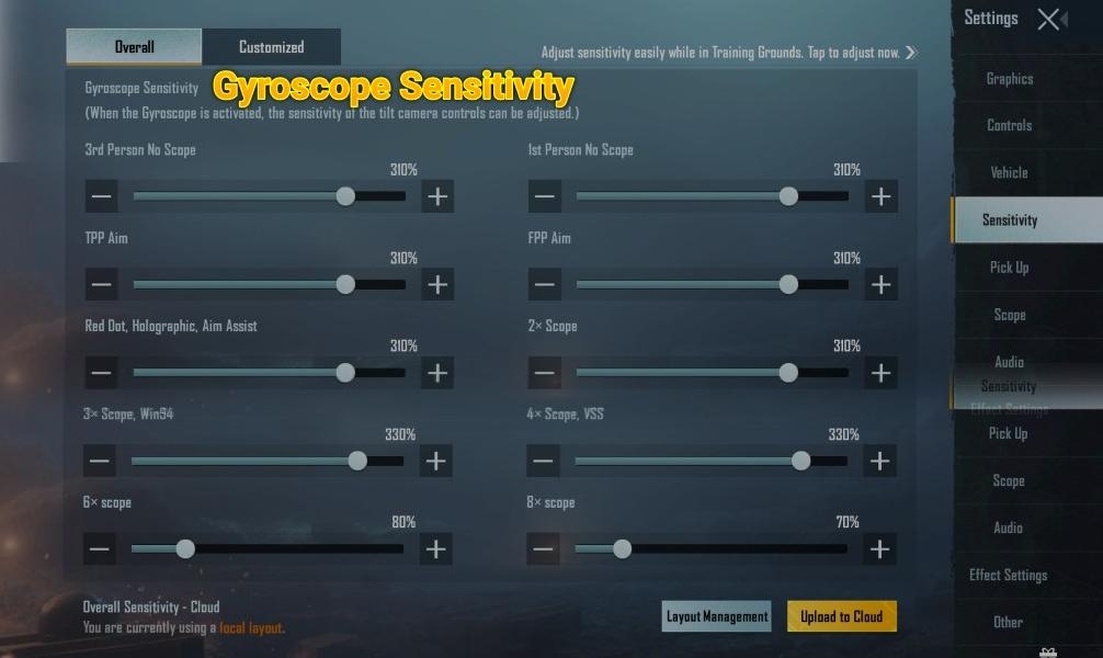 free fire sensitivity settings shotgun recoil Free Fire gyroscope sensitivity settings