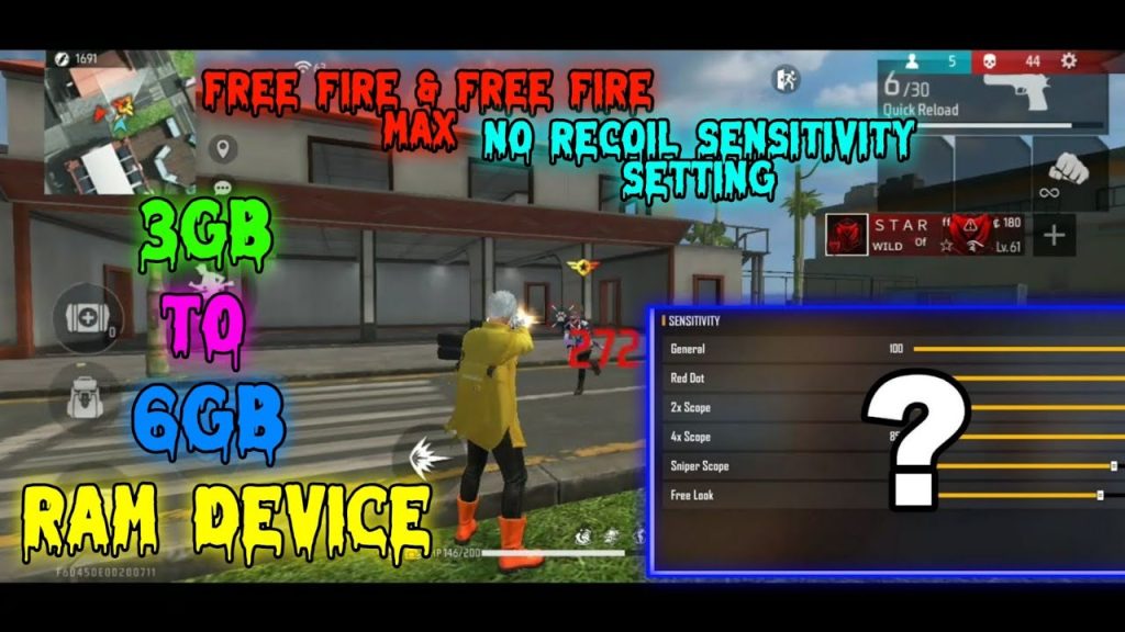 free fire sensitivity settings shotgun recoil Free Fire practice range shotgun shooting