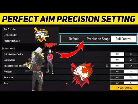 free fire sensitivity settings this season Free Fire aim precision setting slider