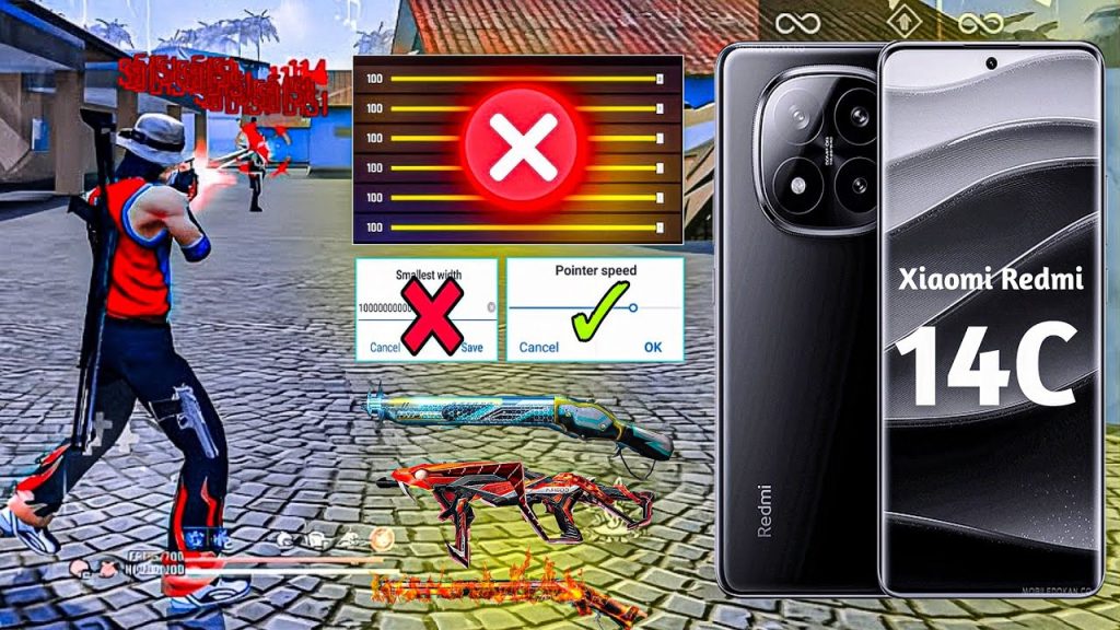 free fire sensitivity settings xiaomi Free Fire scope sensitivity sliders on Xiaomi phone