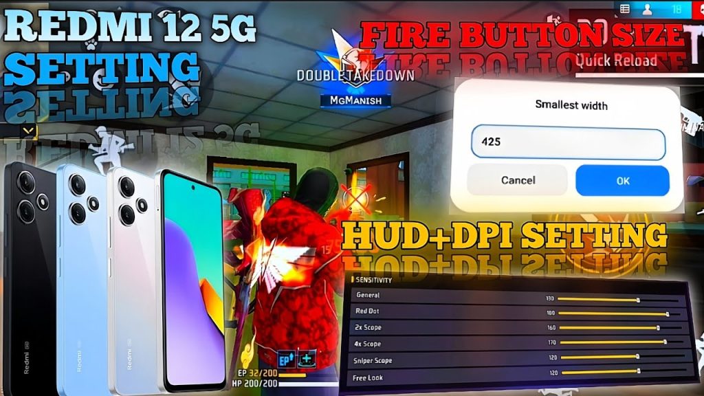 free fire sensitivity settings xiaomi Free Fire settings menu icon on Xiaomi phone lobby screen