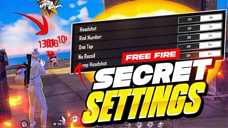 free fire sensitivity settings zero recoil Free Fire training ground shooting wall recoil pattern