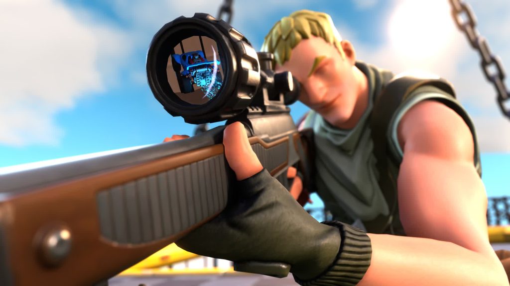 free fire sniper scope sensitivity settings Free Fire training ground with player aiming sniper rifle at dummy