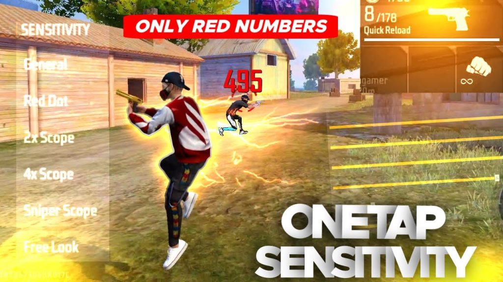 how to drag aim with free fire sensitivity settings Free Fire training ground dummy drag aim practice