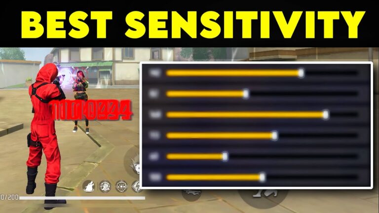 how to optimize free fire sensitivity settings Free Fire sensitivity settings menu screenshot mobile