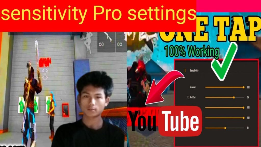 tiktok free fire sensitivity settings Free Fire gameplay slow motion tracking headshot