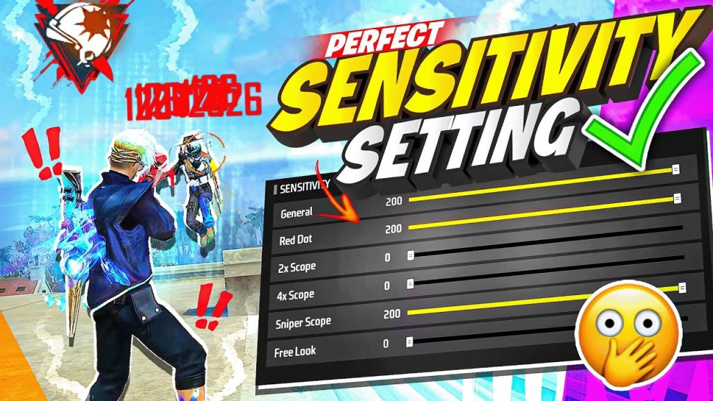 trusted free fire sensitivity settings Free Fire training ground drag headshot practice screenshot