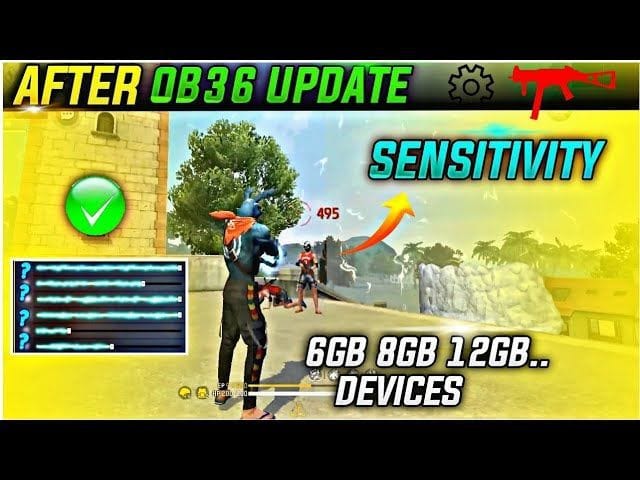 winning free fire sensitivity settings Free Fire ranked match gameplay with good aim screenshot